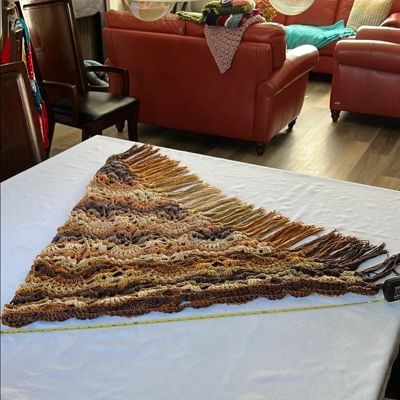 Multicolor Fringe Shawl - Picture 6 of 8